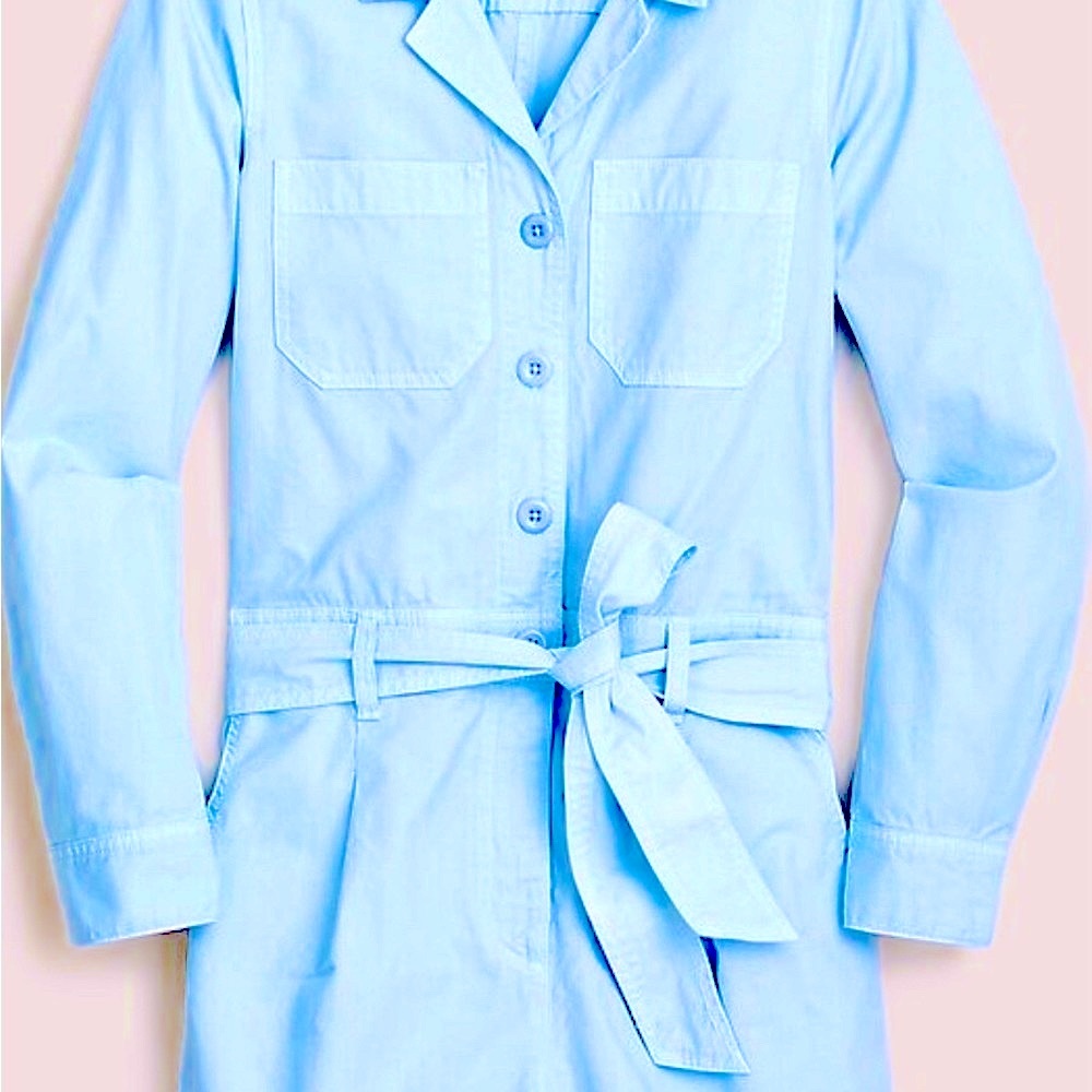 J. Crew button down size 14 Utility romper